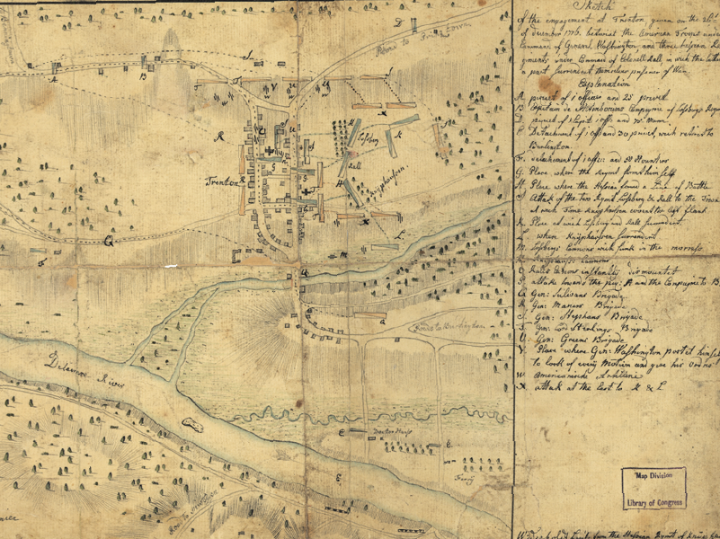 Image of an old map